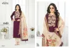 Kajal By Vishnu Vetican Silk Dress Material